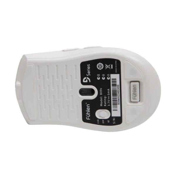 Chuột không dây Fuhlen B09S Silent (Bluetooth/Wireless/ Pin sạc/ Đen)
