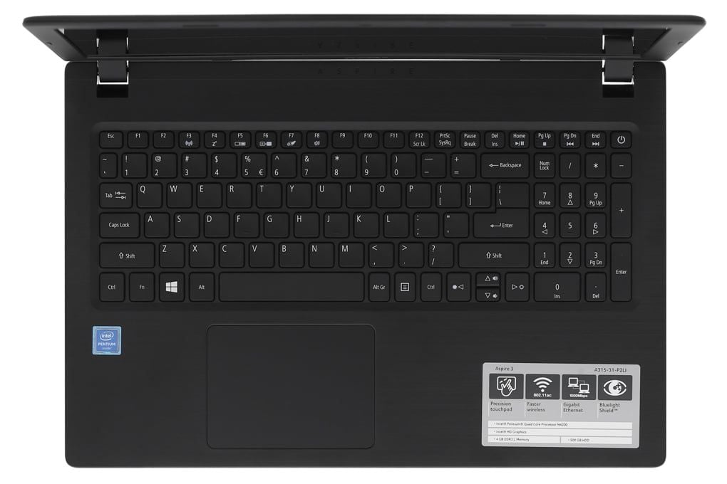 Laptop Acer Aspire A315-31-P2LJ | N4200 | RAM 4GB | SSD 256GB | 15.6 inch