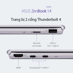 Laptop ASUS Zenbook UX425E - KI439T | Core i7 1165G7 | RAM 16GB | SSD 512GB |14 inch FHD