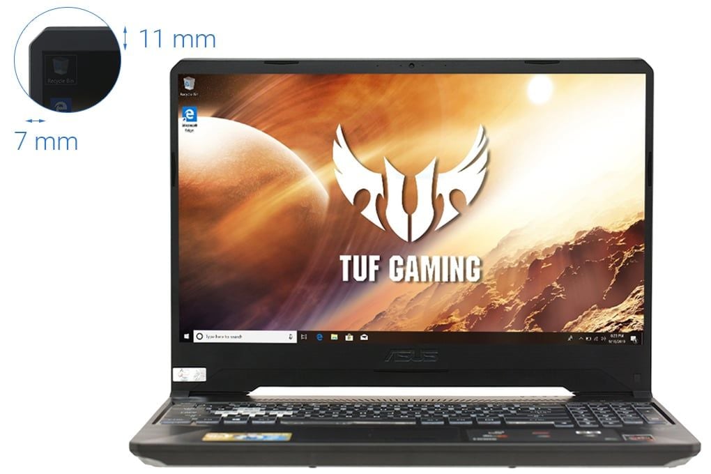 Laptop Gaming ASUS FX505D | Ryzen 7 3750H | Ram 16GB | SSD 512GB | VGA GTX 1650 | 15.6 inch | FHD