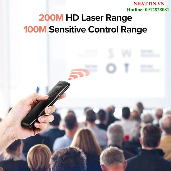 Bút Trình Chiếu Laser LED Đỏ Chiếu Xa 200M (LP479) Ugreen 50654