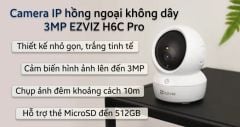 Camera WIFI EZVIZ CS-H6C Pro 3MP