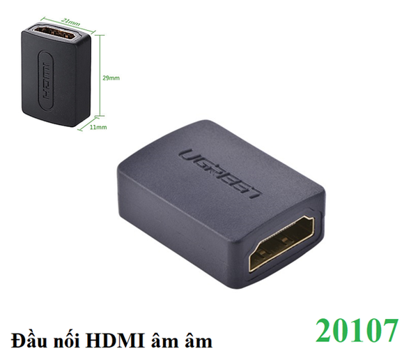 Đầu nối HDMI UGREEN 2 đầu cái 20107