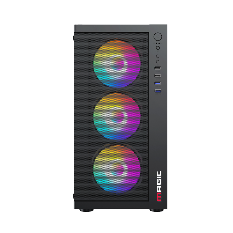 CASE MAGIC GM01 MESH 4 FAN (MATX)