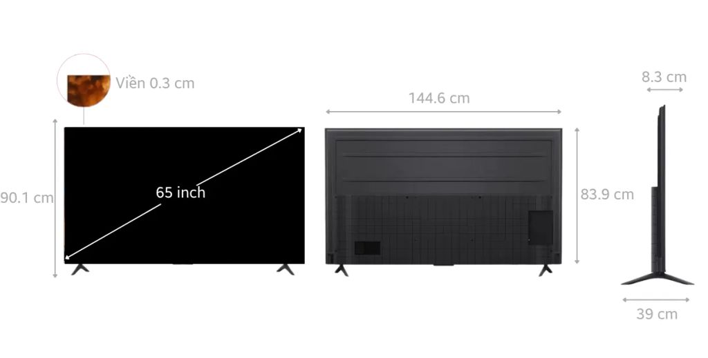 TIVI Xiaomi Smart Display S Mini LED 65 inch | 4K | 144Hz | L65MA-SPLEA