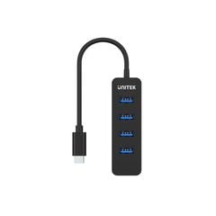 Hub UNITEK Type C ra 4 cổng USB Y-3098LBK
