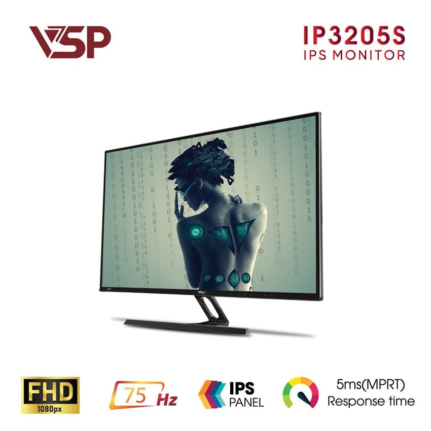 Màn hình VSP IP3205S | 32 inch | FHD IPS | 75Hz | 5ms
