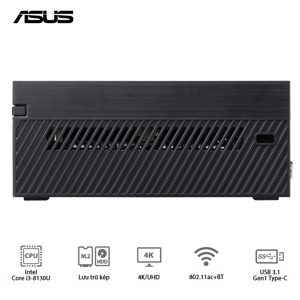 Máy tính Mini PC Asus NUC PN64-B-S7210MV | i7 13700H | Iris Xe | Wi-Fi 6+Bluetooth 5.0