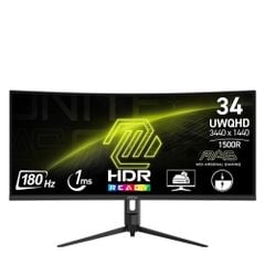 Màn hình Gaming cong MSI OPTIX MAG342CQR E2 | 34 inch | 2K | 180Hz