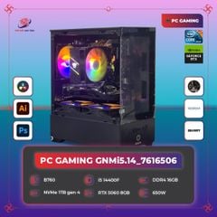 PC GAMING GNMi5.14_7616506 | i5 14400F | RTX 5060 8GB | B760 | RAM 16GB | SSD 1TB | PSU 650W | EX32