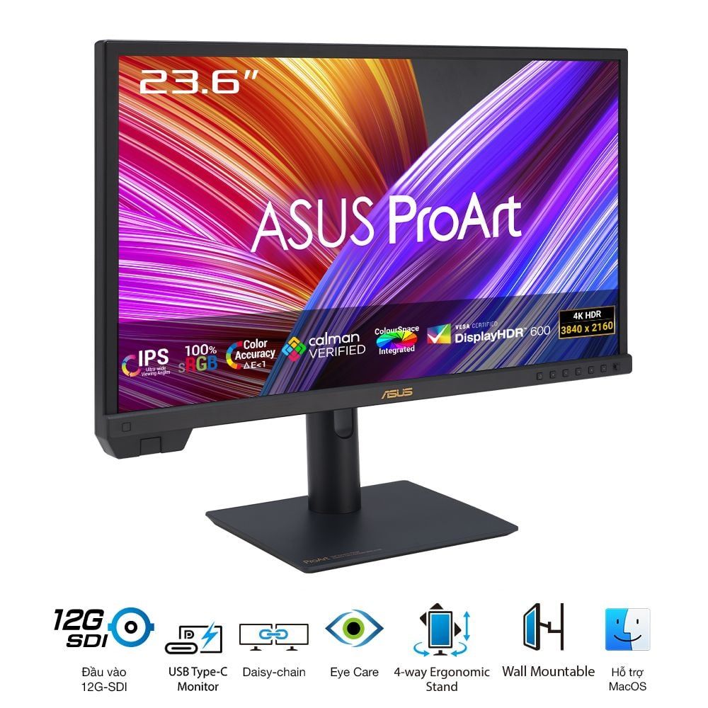 Màn hình đồ họa ASUS Pro Art PA24US | 24 inch | 4K | IPS | 60Hz | 5ms
