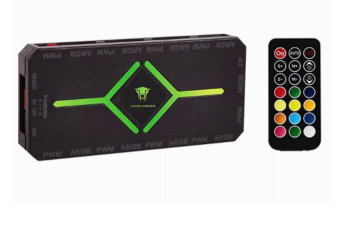 Bộ hub kèm remote sync fan ARGB Leopard