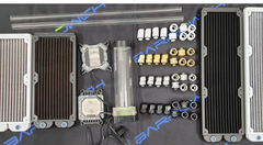 Bộ tản custom cho CPU - 360 trắng | bạc