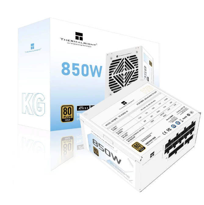 Nguồn Thermalright KG-850 850W | Đen, 80 Plus Gold, PCIe 5.1