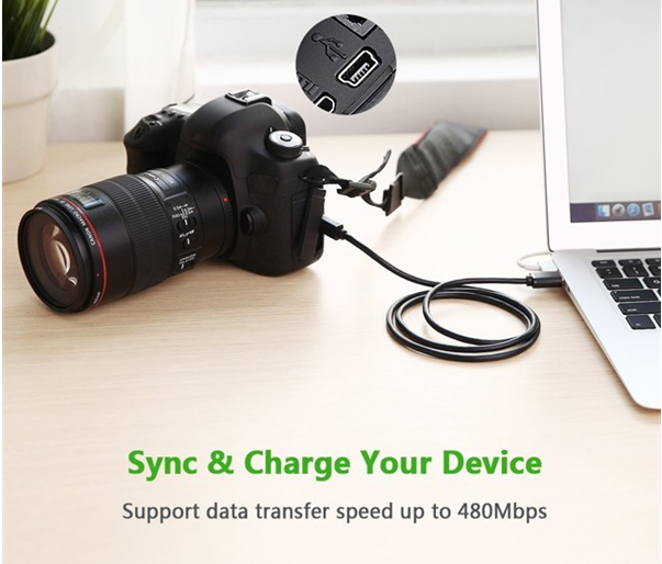 Cáp USB 2.0 to USB Mini 1,5m mạ vàng Ugreen 10385