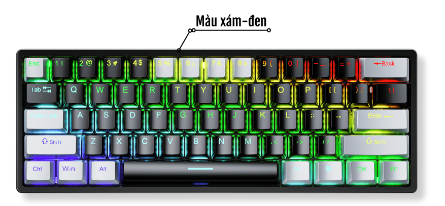 Bàn phím cơ AULA F3261 có dây