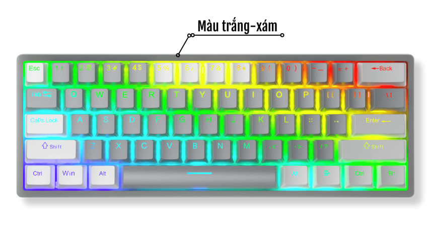 Bàn phím cơ AULA F3261 có dây