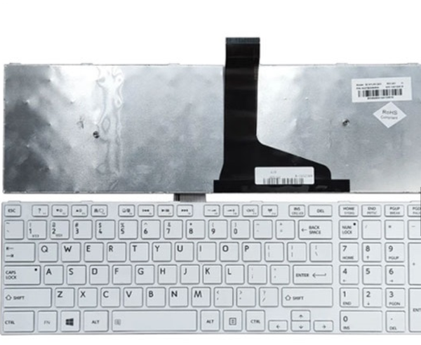 Bàn phím Laptop Toshiba L50A trắng