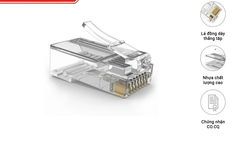 Hạt mạng RJ45 cat5e AMTAKO 50P