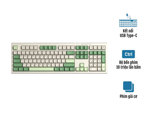 Bàn phím giả cơ có dây AULA S102