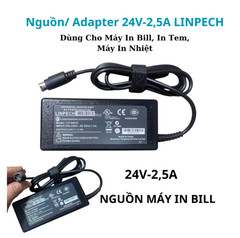 Adapter máy in hóa đơn LINPECH 24V 2.5A