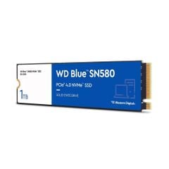 Ổ cứng gắn trong SSD WD Blue SN580 NVMe 1TB PCIe Gen 4.0 WDS100T3B0E