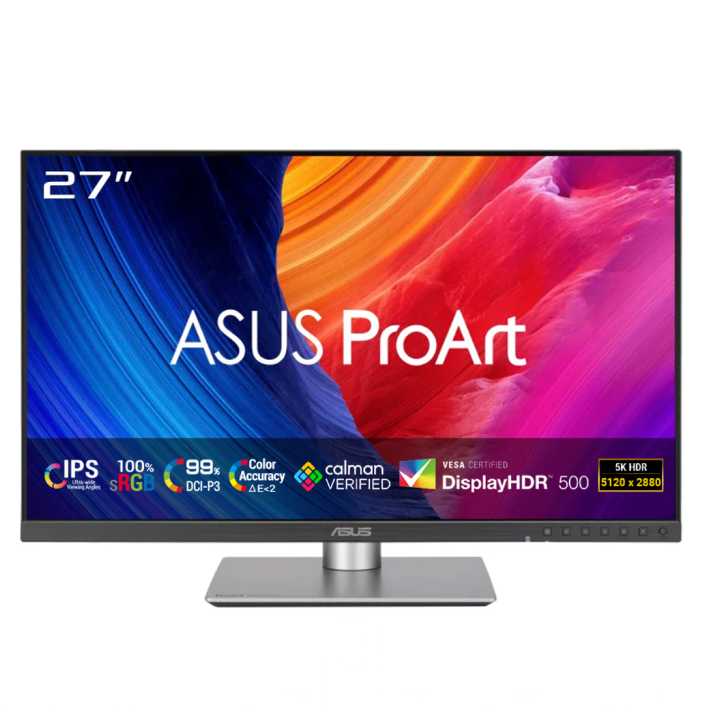 Màn hình đồ họa ASUS ProArt PA27JCV | 27 inch | 5K | IPS | 60HZ | 5MS | LOA | USBC | PD 96W