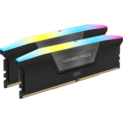 Ram PC Corsair Vengeance RGB 32GB (2x16GB) DDR5 6000MHz Đen
