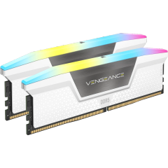 Ram PC Corsair Vengeance RGB 32GB (2x16GB) DDR5 6000MHz Trắng