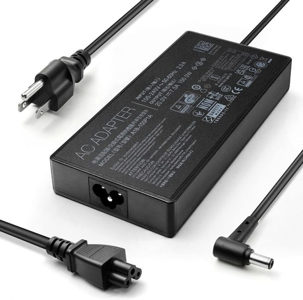 Adapter Sạc Laptop Asus 150W (19.5V - 7.7A / 20V - 7.5A) Chân Kim Nhỏ 4.5x3.0mm | A18-150P1A