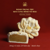 Bánh Trung Thu Sen Cung Đình – Nhân đậu xanh vị sen, vỏ màu, ăn chay