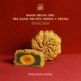  Bánh Trung Thu Trà Xanh Truyền Thống (1 trứng) – Vị thanh mát cổ truyền 