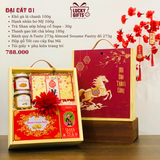  Hộp quà Tết Đại Cát 01 – Hộp quà Tết tặng khách VIP | LuckyGifts 
