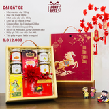  Hộp quà Tết Đại Cát 02 – Hộp quà Tết doanh nghiệp cao cấp | LuckyGifts 