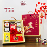  Hộp quà Tết Đại Cát 02 – Hộp quà Tết doanh nghiệp cao cấp | LuckyGifts 