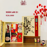  Hộp quà Tết Xuân Lan 01 – Hộp quà Tết sang trọng 2026 | LuckyGifts 