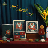  Minh Nguyệt Hạc 1 - Hộp bánh Trung Thu tặng doanh nghiệp – 4 vị sang trọng 