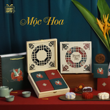  Mộc Hoa 3 - Hộp bánh Trung Thu cao cấp 4 vị thượng hạng cho doanh nghiệp 