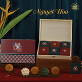  Nguyệt Hoa 1 - Hộp bánh Trung Thu 6 vị sang trọng – Tặng doanh nghiệp 