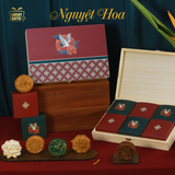  Nguyệt Hoa 1 - Hộp bánh Trung Thu 6 vị sang trọng – Tặng doanh nghiệp 
