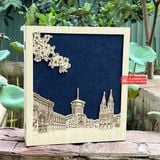  Hộp gỗ thông đựng quà Tết 2026 phố hoa - LuckyGifts 