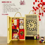  Hộp quà Tết Song Cúc 01 – Quà Tết doanh nghiệp, nhân viên | LuckyGifts 