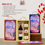  Hộp quà Tết Song Cát 02 – Hộp quà Tết doanh nghiệp sang trọng 2026 | LuckyGifts 
