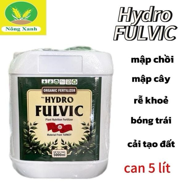  hydro fulvic can 5 lít nhập khẩu tây ban nha giúp mập chồi,rễ khoẻ,cải tạo đất 