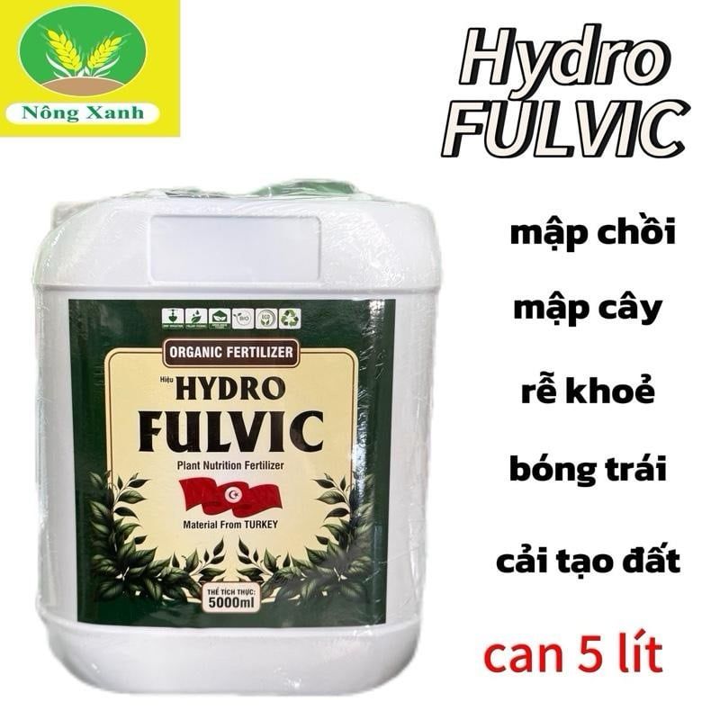  hydro fulvic can 5 lít nhập khẩu tây ban nha giúp mập chồi,rễ khoẻ,cải tạo đất 