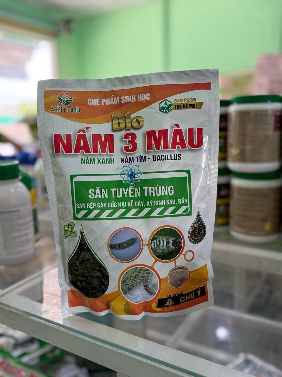 Bio nấm 3 màu (1kg) săn tuyên trùng ,rệp sáp gốc,kí sinh sâu rầy 