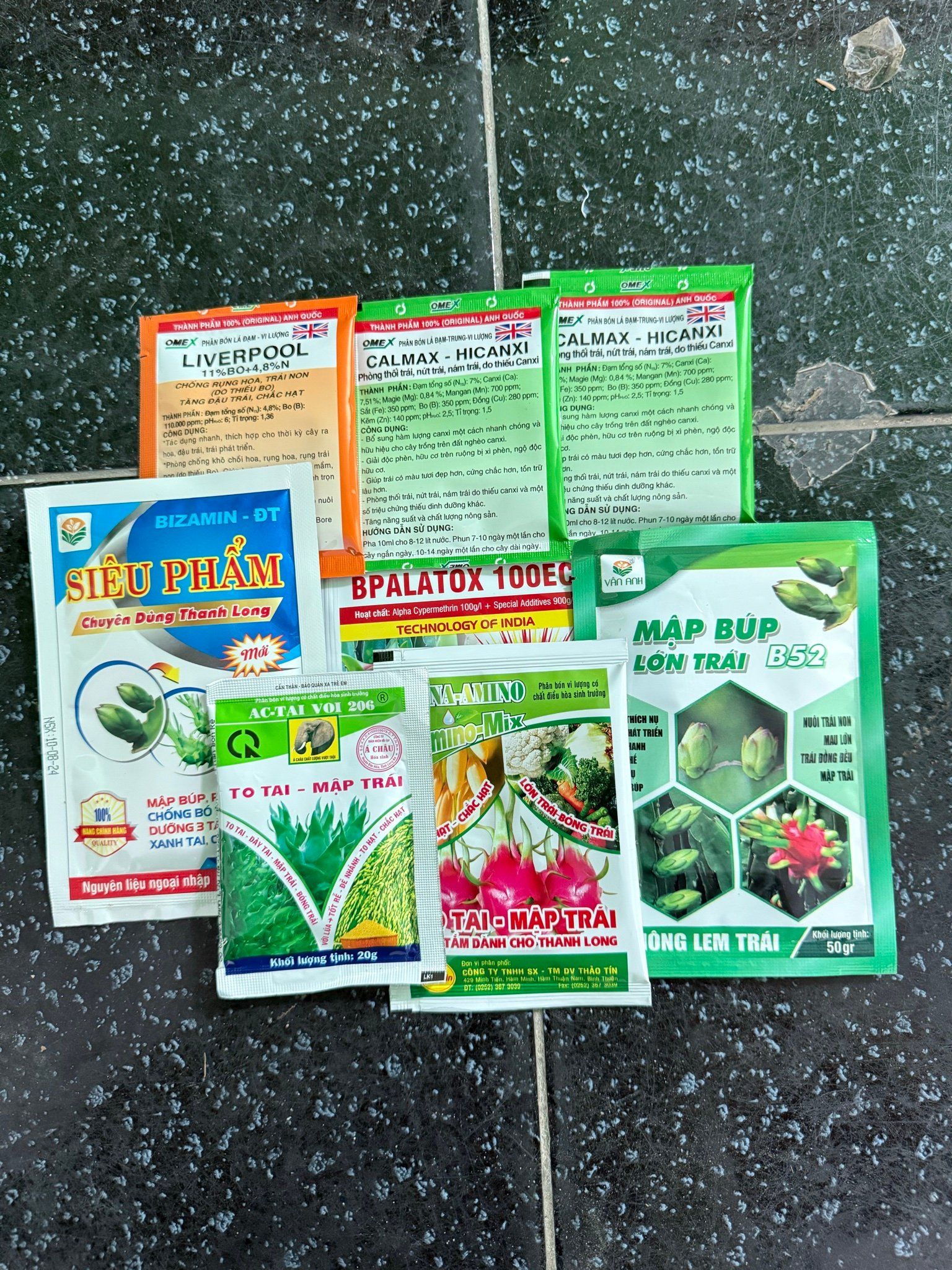  Bộ số 1 (lem) phun búp 1-7 ngày 