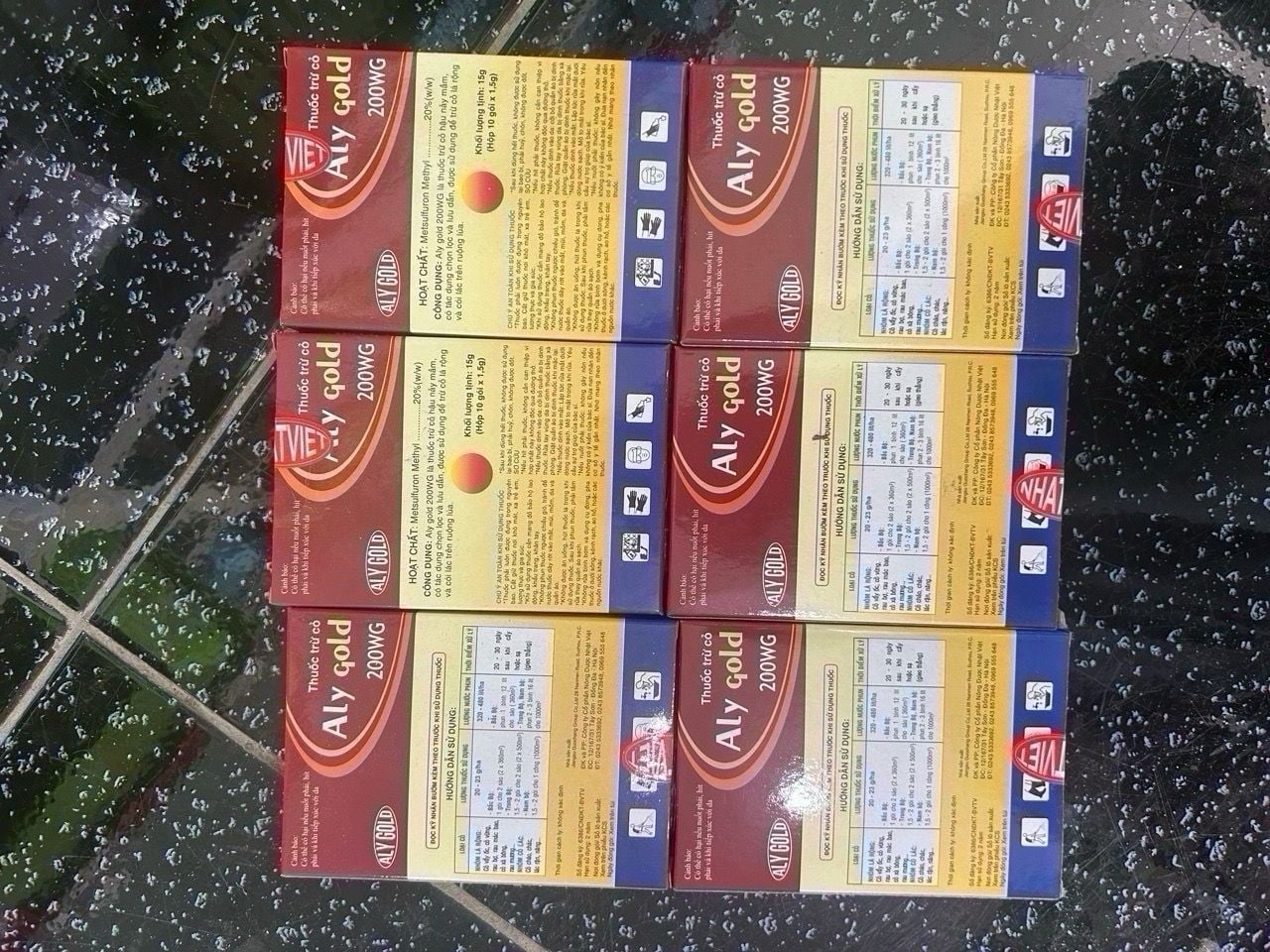  Thuốc trừ cỏ chọn lọc Aly Gold 200WG (1,5g) - Trừ cỏ lá rộng 