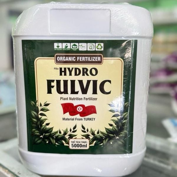  hydro fulvic can 5 lít nhập khẩu tây ban nha giúp mập chồi,rễ khoẻ,cải tạo đất 