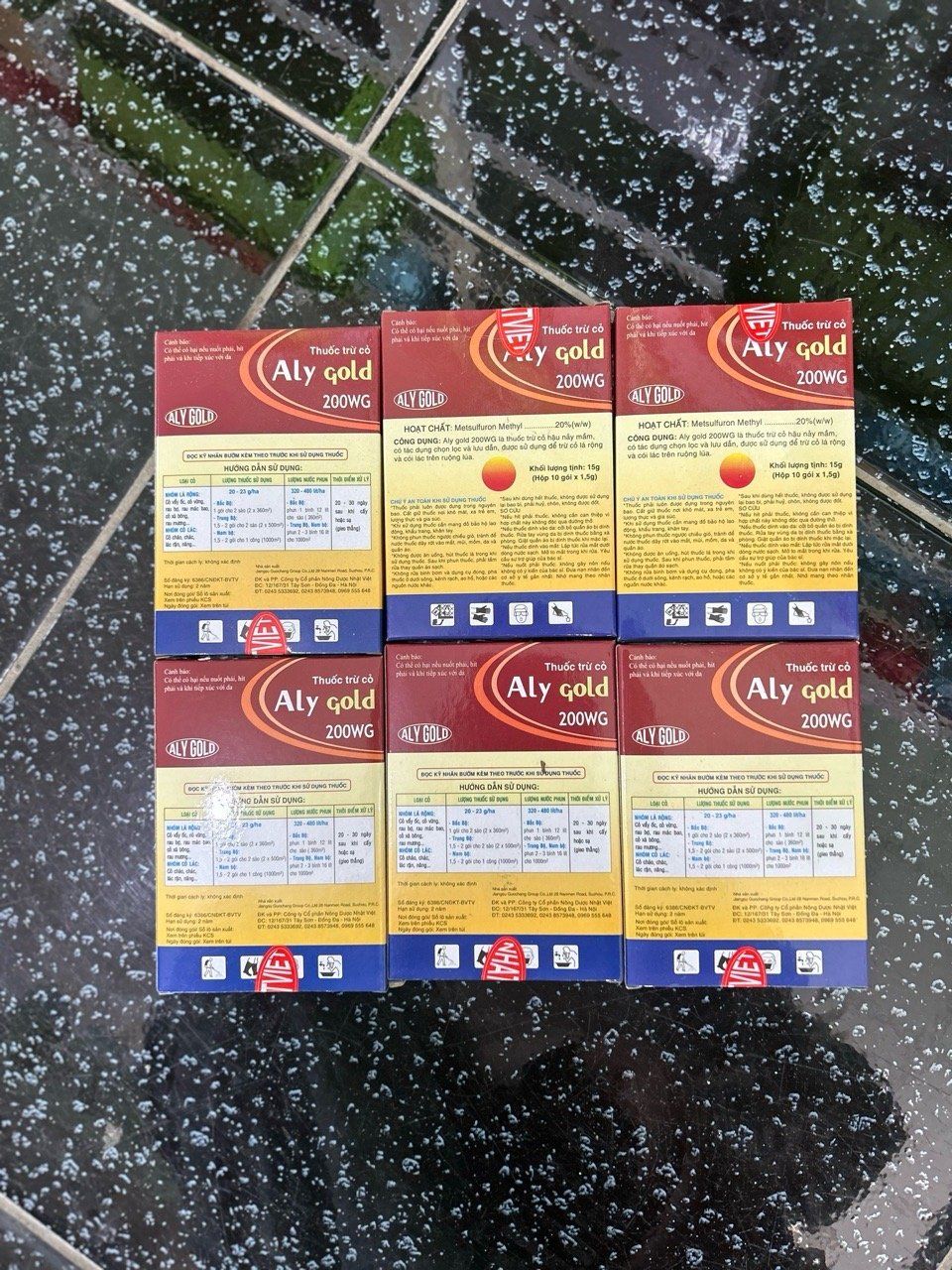  Thuốc trừ cỏ chọn lọc Aly Gold 200WG (1,5g) - Trừ cỏ lá rộng 